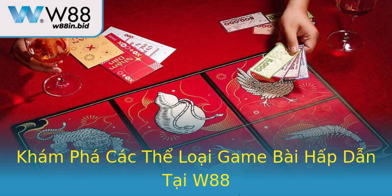 Khám Phá Các Thể Loại Game Bài Hấp Dẫn Tại W88